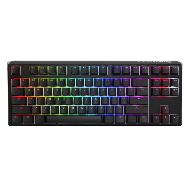 Ducky One 3 TKL Classic RGB Mechanical Keyboard - Cherry Silent Red - لوحة مفاتيح